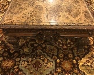Marble top table