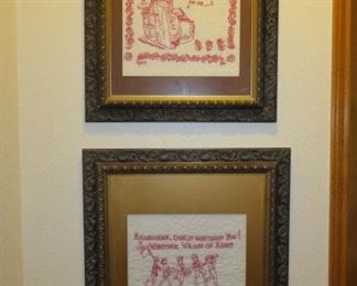 HAND EMBRODERY PICTURES