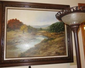 PAINTING - FLOOR LAMP