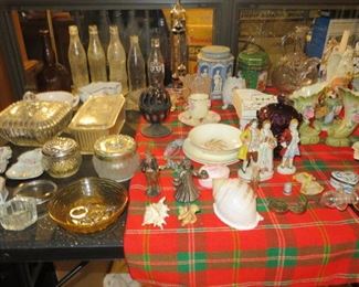 VINTAGE BOTTLES - GLASSWARE