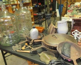 IRON SKILLETS - LARGE JARS