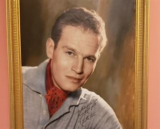 Signed Proof of Charlton Heston