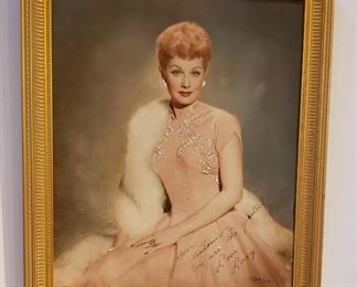 Signed Proof by Lucille Ball