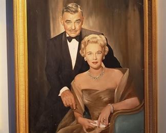 Clark Gable and Wife