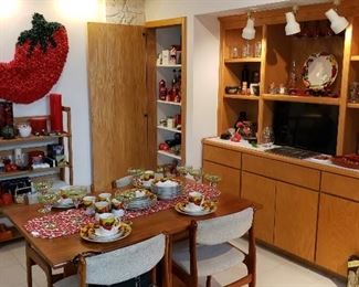 Teak table with 4 Chairs