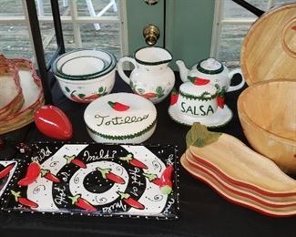 Red Pepper Accessories by Clay Art