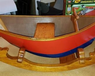 Vintage Gloucester Childs Rocking Boat Buckley Smith