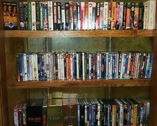VHS & DVD's 