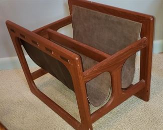 Mid Century Teak Mobler Magazine Holder