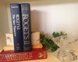 Useful books; book ends