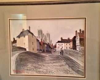 Rare British art by Tyler artist A. C. Gentry