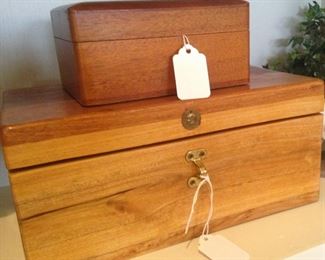 Wooden boxes