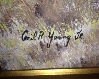 Artist Cecil R. Young Jr.