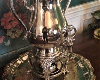 Silverplate coffee server