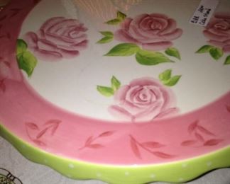 Darling cake plate