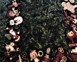 Christmas rug - 3 feet x 4 feet 6 inches