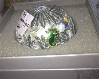  Waterford paperweight in box