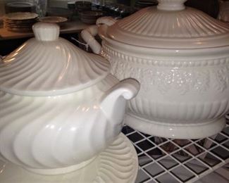 White tureens