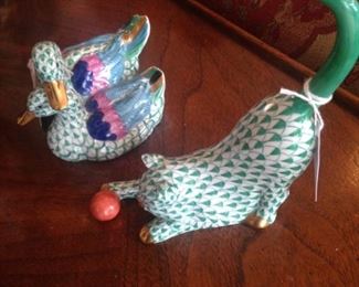 Hungarian hand-painted Herend selections