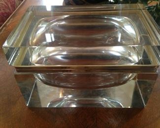 Murano glass  jewelry casket