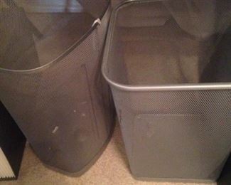 Wire waste baskets