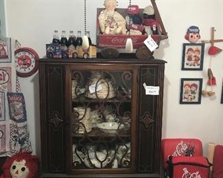 Some of the many Raggedy Ann & Andy items