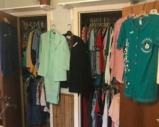 Lots of ladies clothing