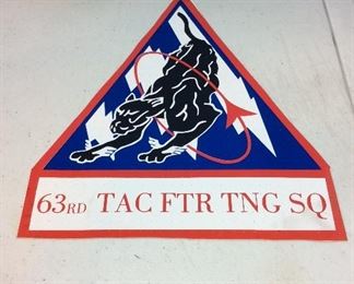 62rd TAC FTR TNG SQ decal   This is a very rare never for sale squadron issue only