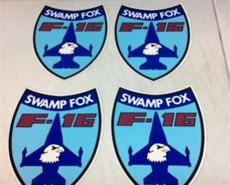 Swamp Fox F-16 Decal   This is a very rare never for sale squadron issue only