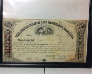 Old Stock Certificate 