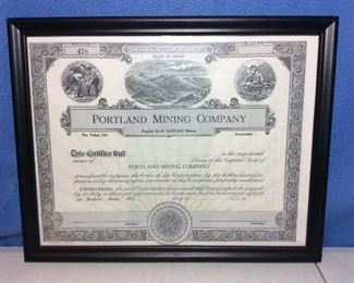 Old Stock Certificate