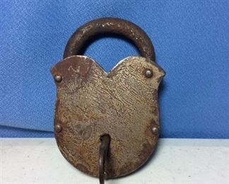 Antique Lock with Key