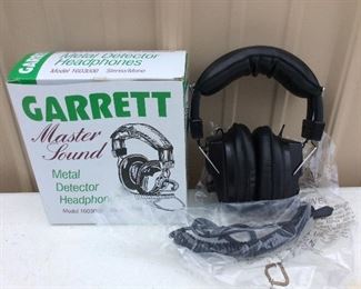 Metal Detector Headphones, Garrett Master Sound new