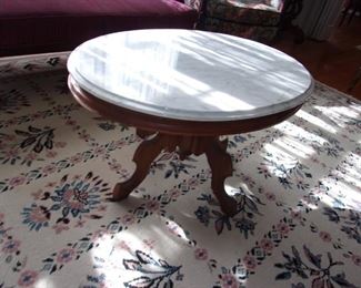 Marble Top VICTORIAN Coffee Table