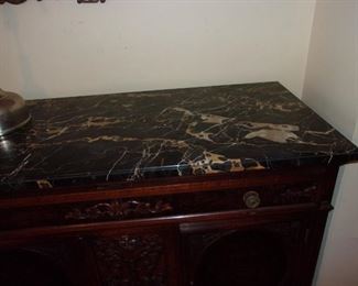 Marble Top on Wine Cabinet