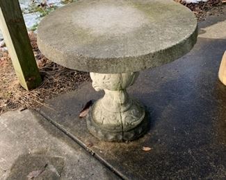 Cement table
