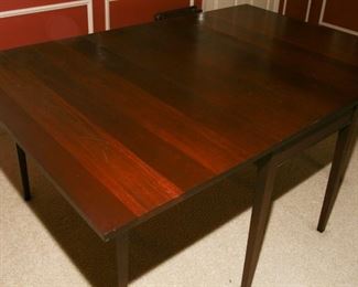 Drop leaf dining table with 6 chairs