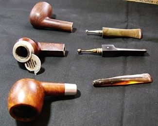Lot 15 - 2 Kaywoodie Billiards and 1 Gale Pipes
