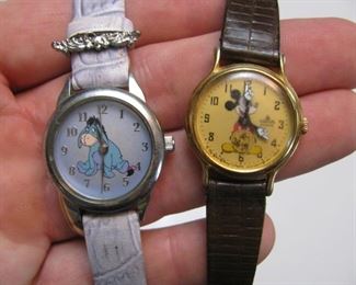 Lot 139 - 2 Disney Watches, Eyore Japan and Mickey Mouse Lorus

