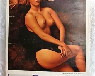 LOT 119: Vintage Nudes and Playboy calendar from 1969.
