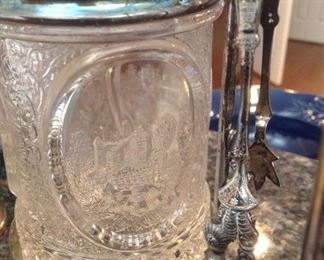 Antique Victorian Silver Pickle Jars 