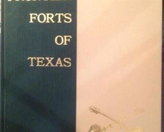 1966 First Edition, Frontier Forts of Texas, Signed inside  by Famous Cowboy Artist Melvin Warren and Texas Historian Colonel Harold B. Simpson  