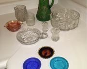 Cut Crystal, Vintage Pressed Glass, More