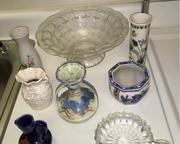 Footed Bowl, Vases, More