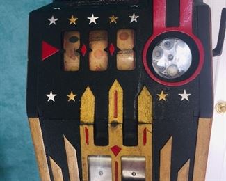 completely refurbished 1940's  Comet  nickel slot machine