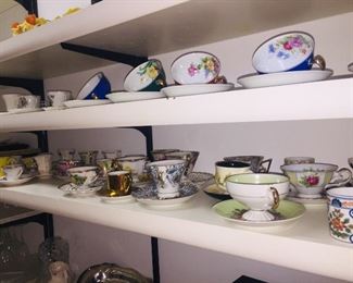 large teacup collection