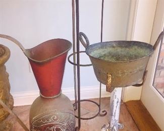 Old copperware 