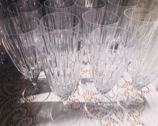 89 pieces of Waterford stemware. Many still have the tags. 