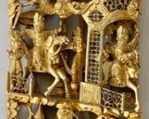 Chinese Scenic Temple Carving