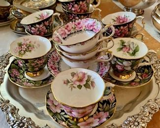 Teatime Beauties; English Bone China Cups and Saucers